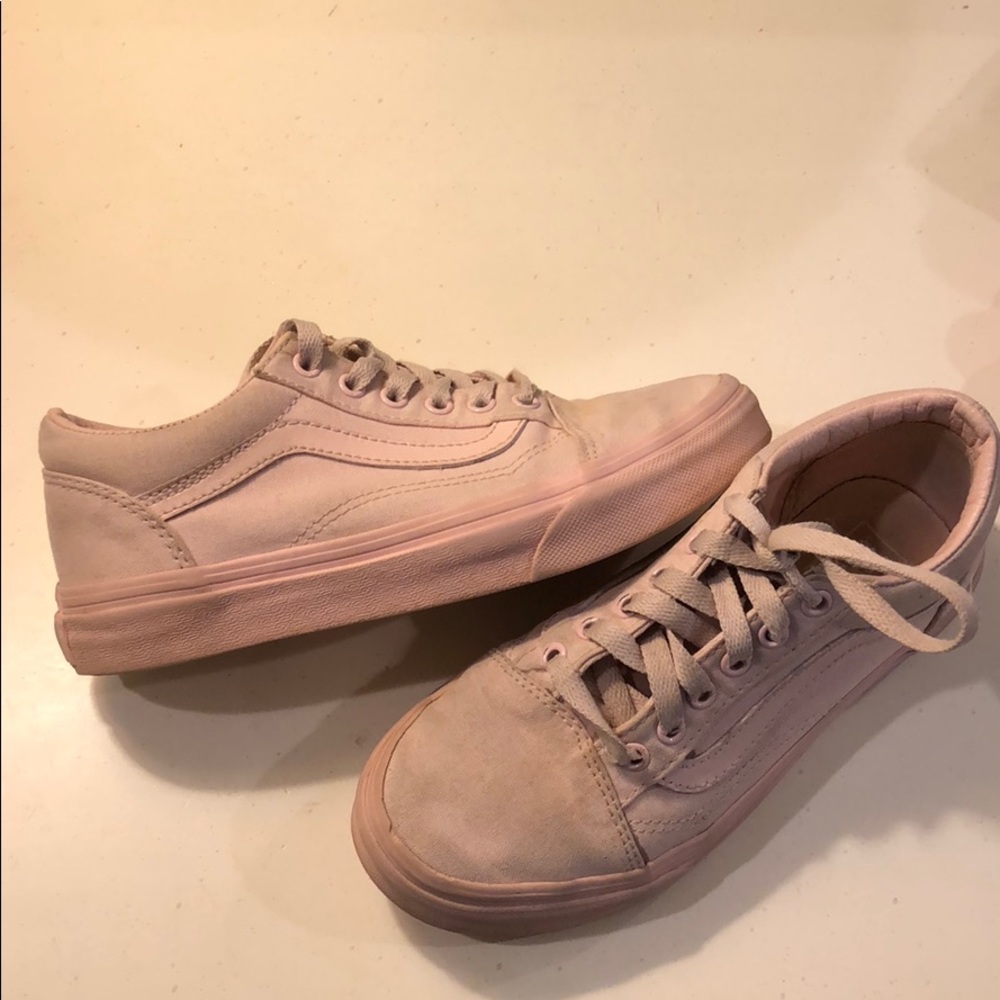 Powder Pink Girls VANS sz 3